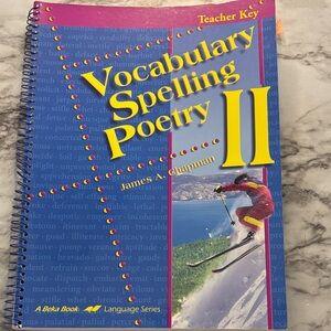 Teacher Vocabulary Spelling Poetry II Book